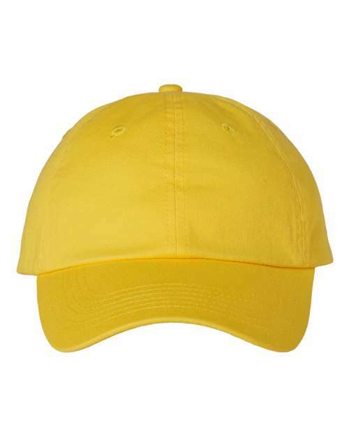 Design your own: bio-washed dad hat for custom apparel and screen printing. Code: hat-001