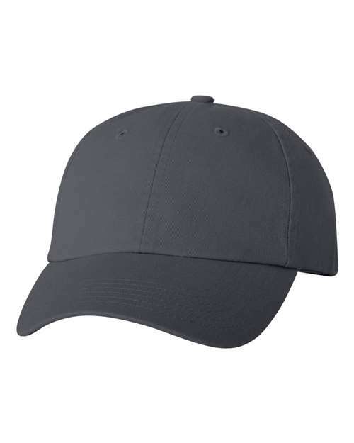 Design your own: bio-washed dad hat for custom apparel and screen printing. Code: hat-001 - Charcoal / Adjustable