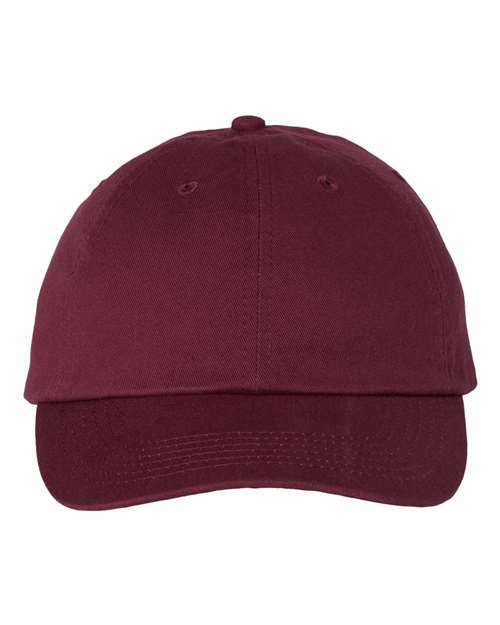 Design your own: bio-washed dad hat for custom apparel and screen printing. Code: hat-001