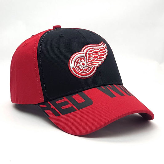 Detroit Red Wings - Mandible & Black Adjustable MD - OSFA - NHL Cap