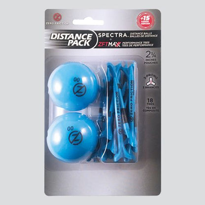 Distance Pack w/ 2 Spectra™ Golf Balls & 18 Tees