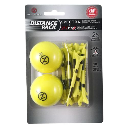 Distance Pack w/ 2 Spectra™ Golf Balls & 18 Tees