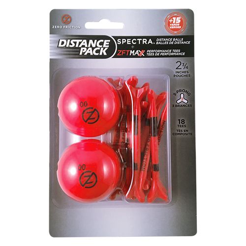 Distance Pack w/ 2 Spectra™ Golf Balls & 18 Tees