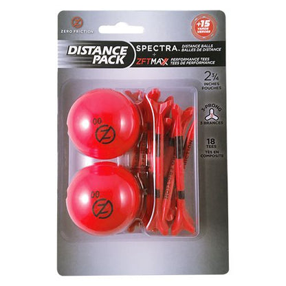 Distance Pack w/ 2 Spectra™ Golf Balls & 18 Tees