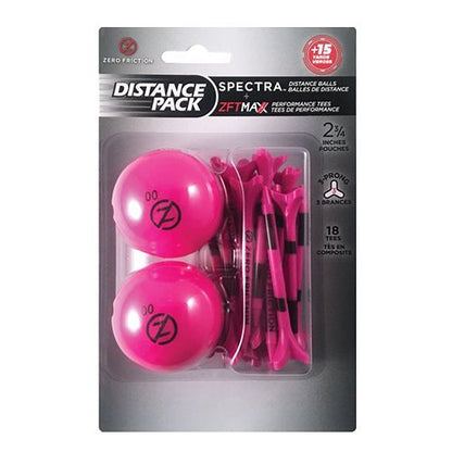 Distance Pack w/ 2 Spectra™ Golf Balls & 18 Tees