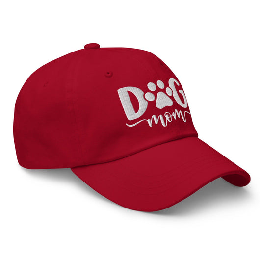 Dog Mom Embroidered Dad Hat