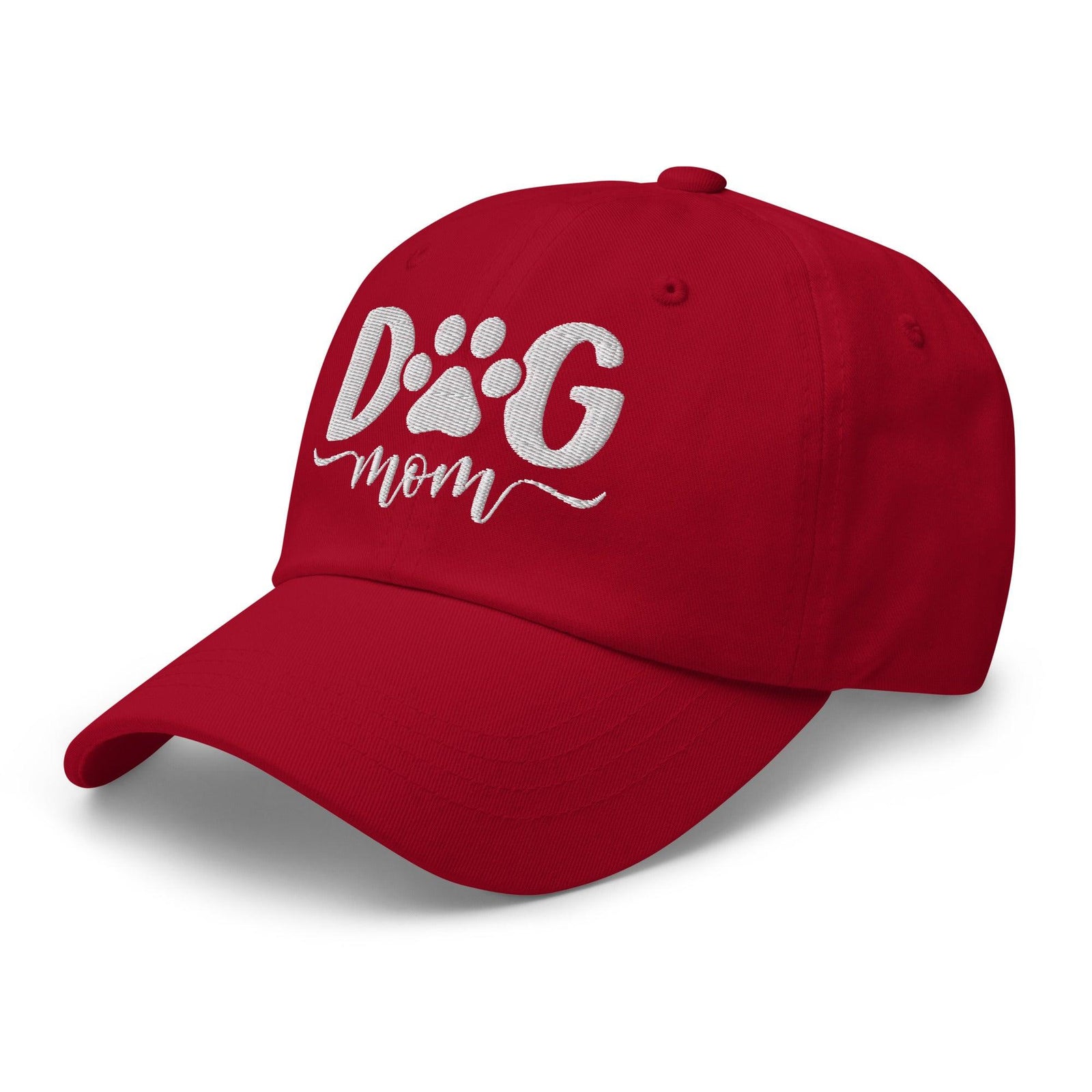 Dog Mom Embroidered Dad Hat