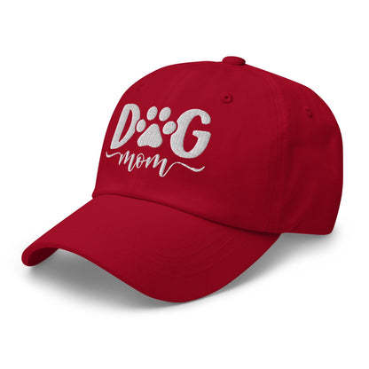 Dog Mom Embroidered Dad Hat
