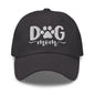Dog Mom Embroidered Dad Hat - Dark Grey