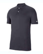 Dark gray Nike polo shirt featured in custom apparel with screen printing Toronto for the Dominate with Victory Polo