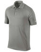 Gray Nike polo shirt featuring custom screen printing for victory polo custom apparel