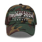 Donald Trump 2024 Too Big to Rig Dad Hat - Green Camo - Headwear