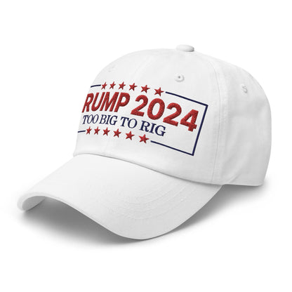 Donald Trump 2024 Too Big to Rig Dad Hat - Headwear