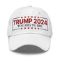 Donald Trump 2024 Too Big to Rig Dad Hat - White - Headwear