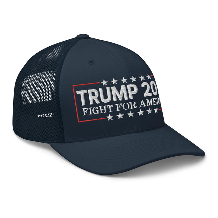 Donald Trump 2024 Fight For America Retro Trucker Hat
