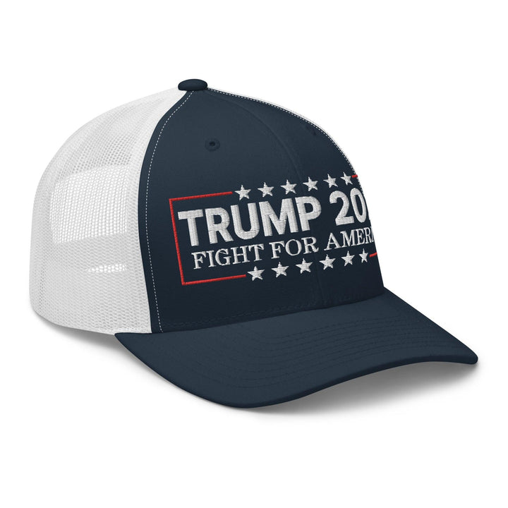 Donald Trump 2024 Fight For America Retro Trucker Hat