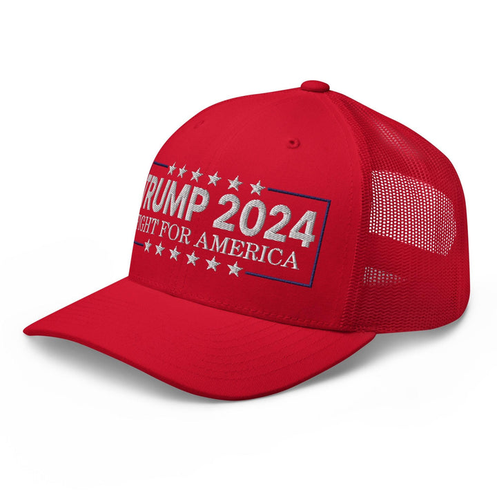 Donald Trump 2024 Fight For America Retro Trucker Hat