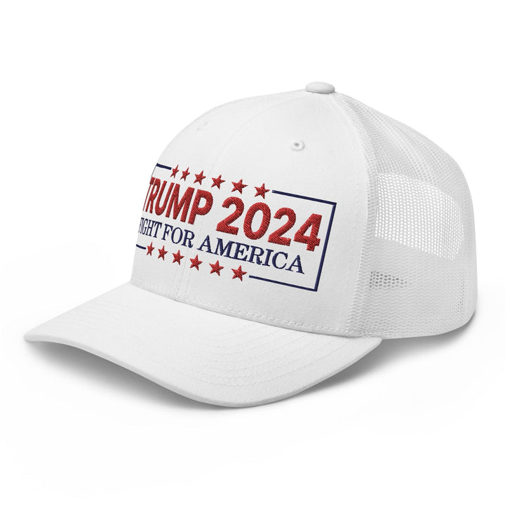 Donald Trump 2024 Fight For America Retro Trucker Hat