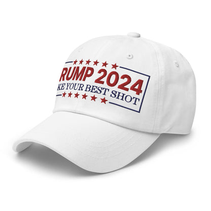 Donald Trump 2024 Take Your Best Shot Dad Hat - Headwear
