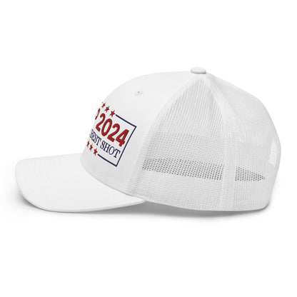 Donald Trump 2024 Take Your Best Shot Retro Trucker Hat - Headwear