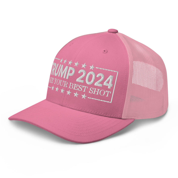 Donald Trump 2024 Take Your Best Shot Retro Trucker Hat