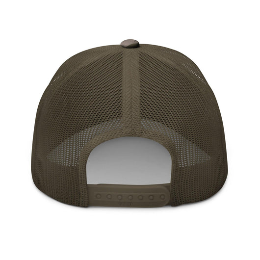 Donald Trump 2024 Too Big to Rig Camo Trucker Hat