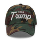 Donald Trump 2024 Vintage Sports Dad Hat - Green Camo - Headwear