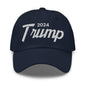 Donald Trump 2024 Vintage Sports Dad Hat - Navy - Headwear