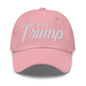 Donald Trump 2024 Vintage Sports Dad Hat - Pink - Headwear