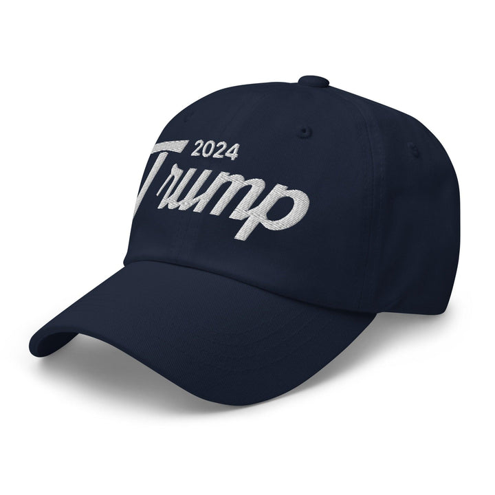 Donald Trump 2024 Vintage Sports Script Dad Hat