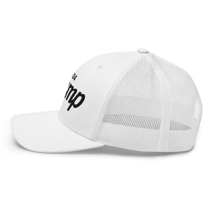 Donald Trump 2024 Vintage Sports Script Retro Trucker Hat