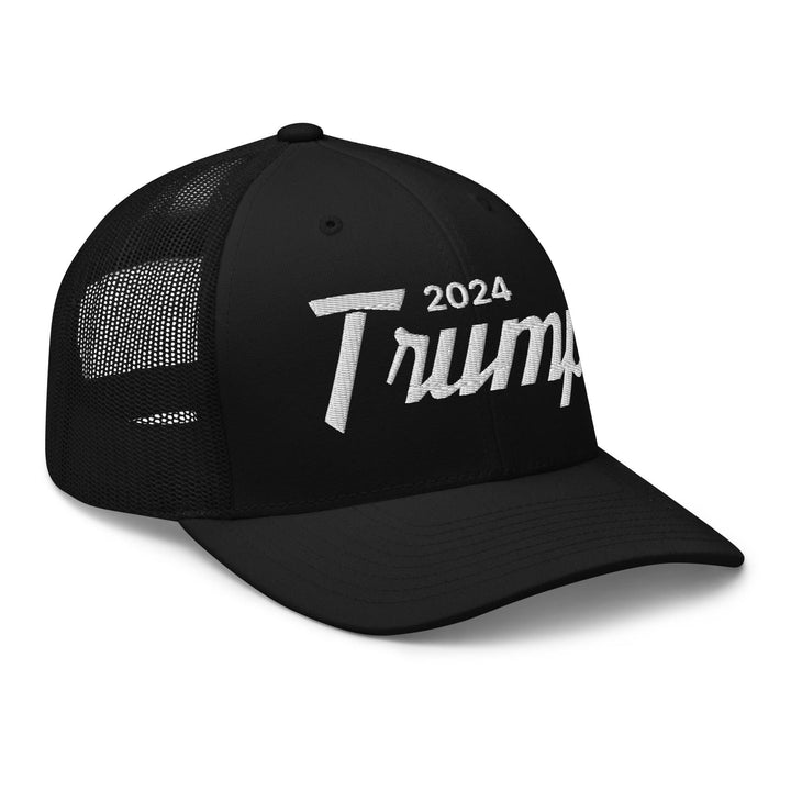 Donald Trump 2024 Vintage Sports Script Retro Trucker Hat