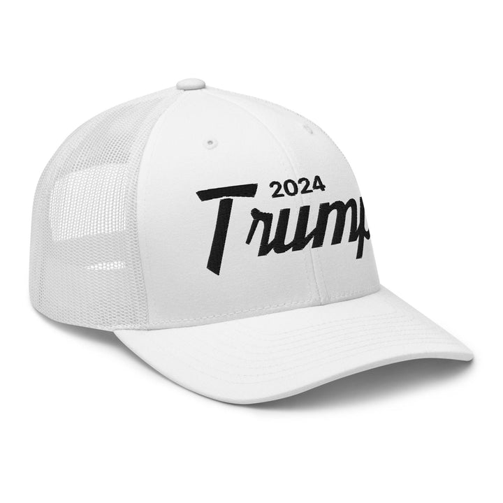 Donald Trump 2024 Vintage Sports Script Retro Trucker Hat