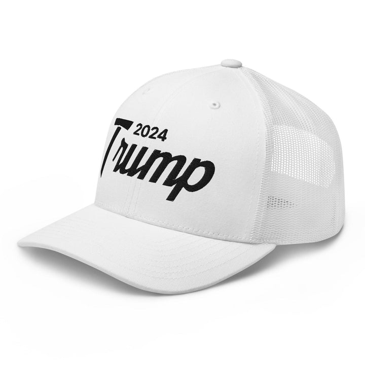 Donald Trump 2024 Vintage Sports Script Retro Trucker Hat