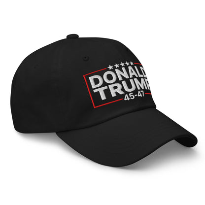 Donald Trump 45-47 Embroidered Dad Hat
