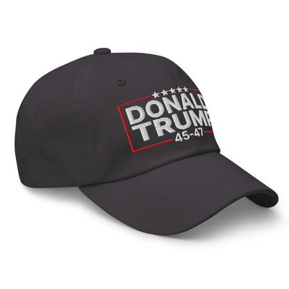 Donald Trump 45-47 Embroidered Dad Hat