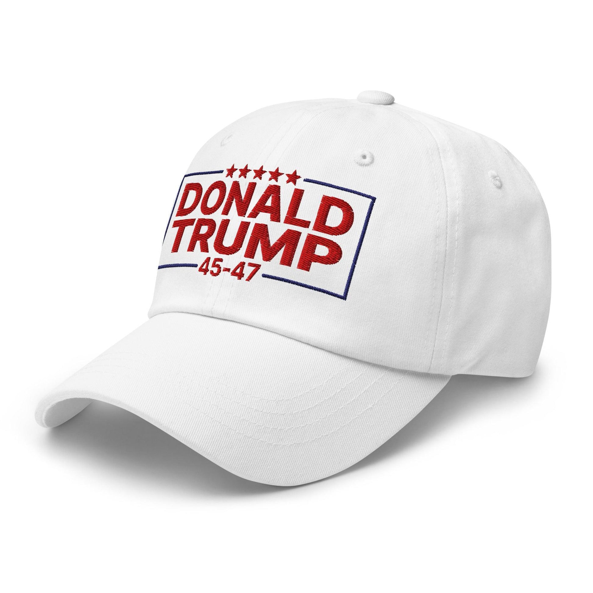 Donald Trump 45-47 Embroidered Dad Hat