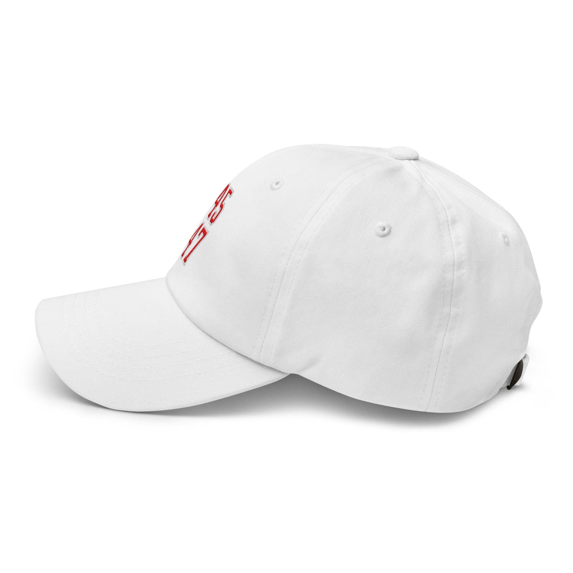 Donald Trump 45-47 Embroidered Dad Hat Red/White