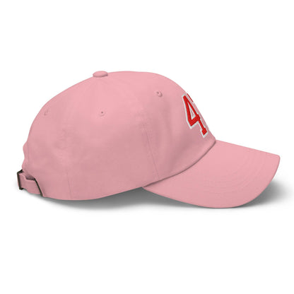 Donald Trump 47 Embroidered Dad Hat Red/White