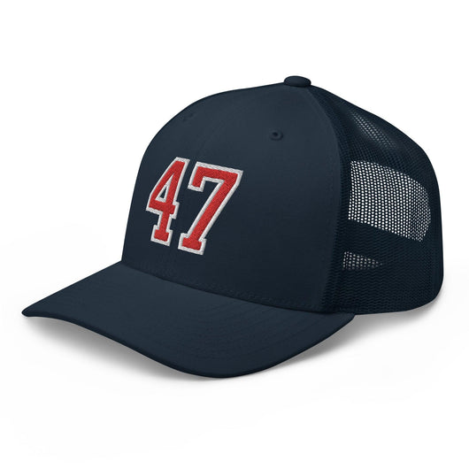 Donald Trump 47 Retro Trucker Hat