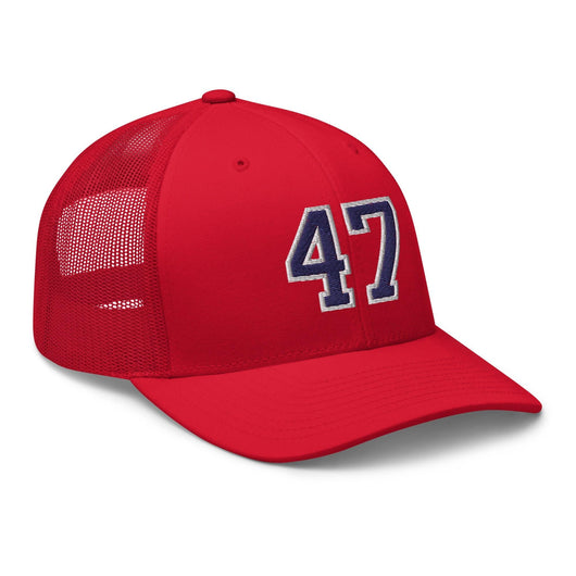 Donald Trump 47 Retro Trucker Hat