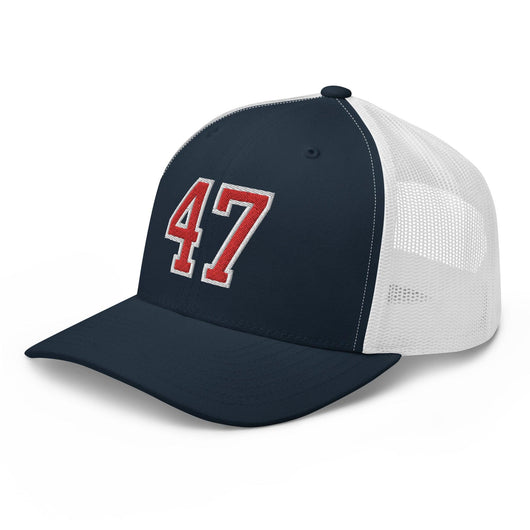 Donald Trump 47 Retro Trucker Hat