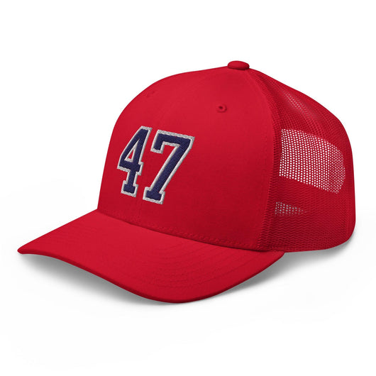 Donald Trump 47 Retro Trucker Hat