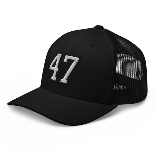 Donald Trump 47 Retro Trucker Hat - Headwear