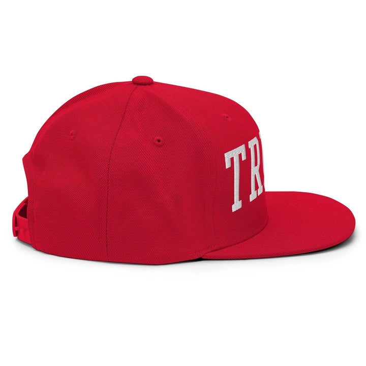 Donald Trump Block Flat Bill Brim Snapback Hat