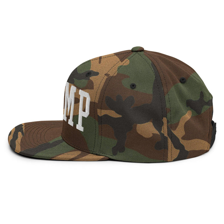 Donald Trump Block Flat Bill Brim Snapback Hat