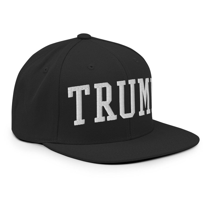 Donald Trump Block Flat Bill Brim Snapback Hat