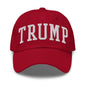 Donald Trump Block Golf Dad Hat - Cranberry - Headwear