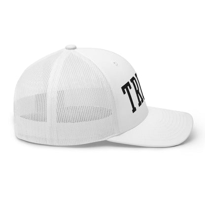 Donald Trump Block Retro Trucker Hat - Headwear