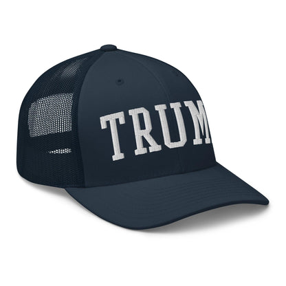 Donald Trump Block Retro Trucker Hat - Headwear
